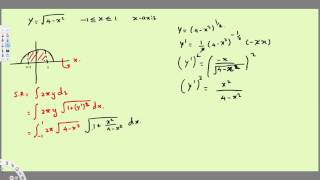 Surface Area of Revolution By Intergration Explained, Calculus Problems, Integral Formula, Example