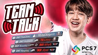 โหดจัด PuuChiwz สั่งเด็ดขาด พา DAY กินไก่แรกของทัวร์ | Team Talk | Voice Comms | PCS 7: APAC