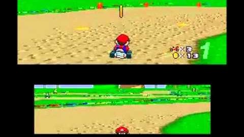 GSCentral.org - Super Mario Kart (SNES) - Small Characters In Menu ... (GG)