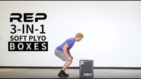 REP 3in1 Soft Plyo Box - 3 Sizes available - Stable and No Shin Scrapes!