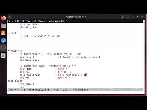 x86-64 Assembly - Factorial - Recursive Approach