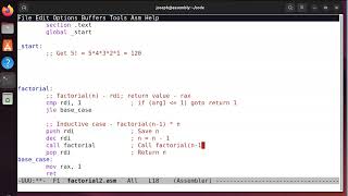 Celebrity x86-64 Assembly - Factorial - Recursive Approach Net Worth
