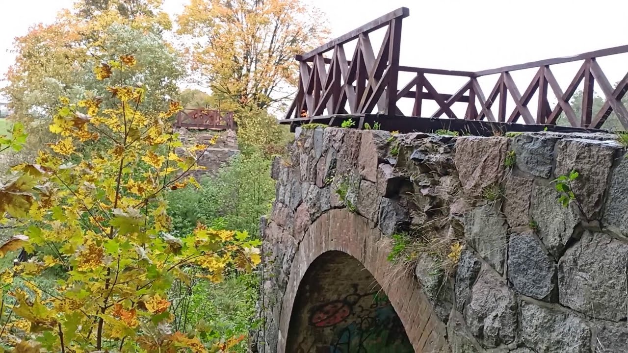 Szlakiem dawnej linii kolejowej Ruciane Nida - Mrągowo część 1.