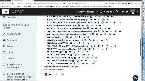 3 Crear Cuestionario o Examen Moodle desde Banco de Items / Moodle Test