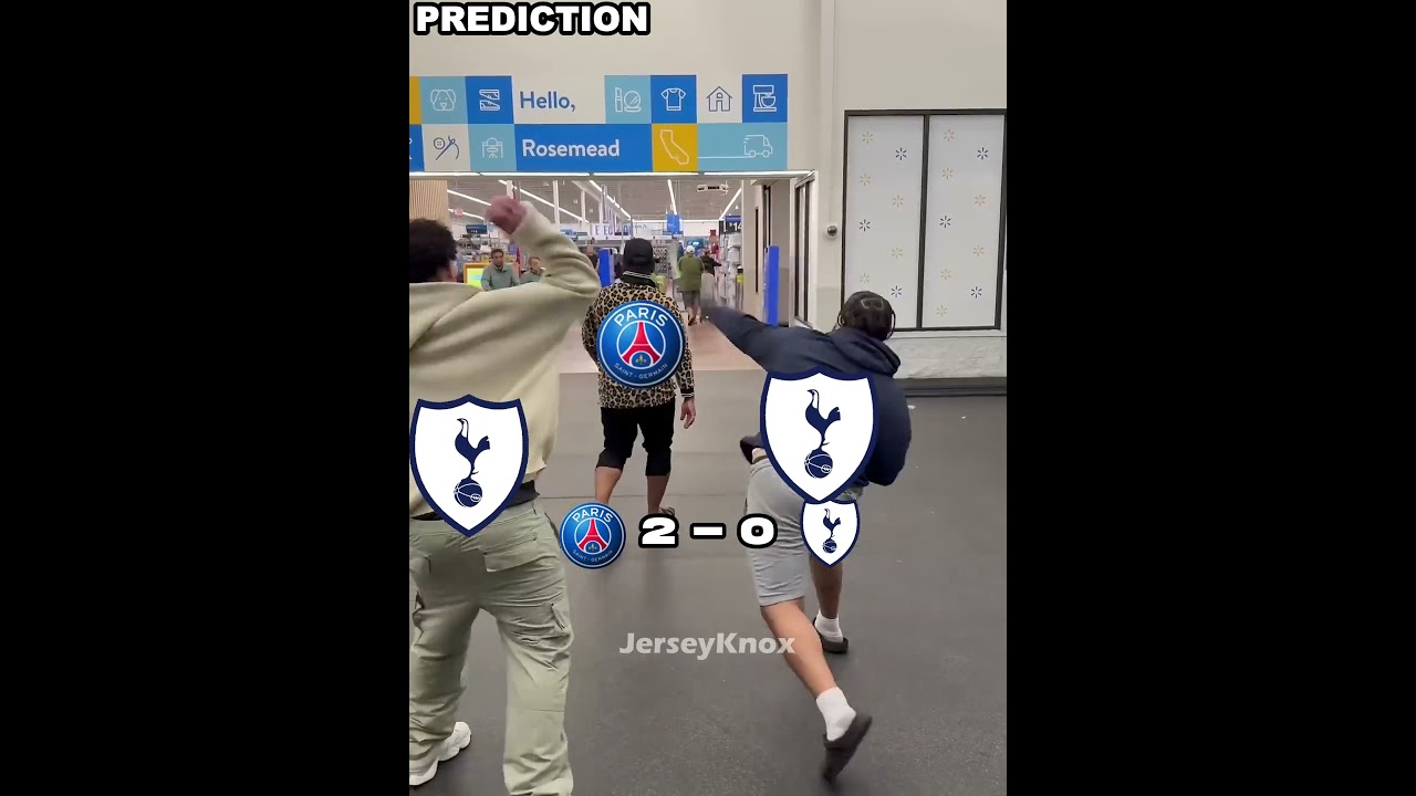 PSG vs Tottenham Scores 🔥 