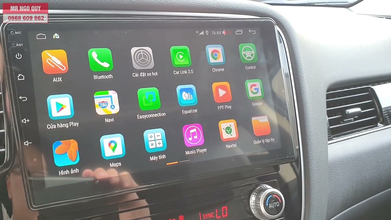 🚗 New Outlander 2022 - Giới Thiệu Màn Hình Android 9 Inch | Mr Quý Mitsubishi An Dân Hà Nội