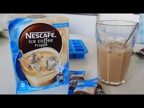 NESCAFÉ Frappé Ice Coffee (Review) Instant Greek Iced Coffee by Nestlé