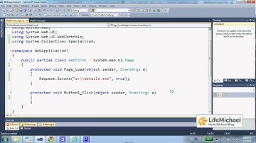 ASP.NET Request.SaveAs Method