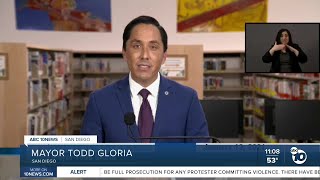 Gloria sets his agenda for San Diego