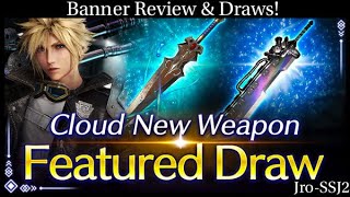 [FF7: Ever Crisis] Cloud’s New Full Throttle Weapon and Rider Style outfit Banner Review & Draws!