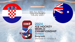 IIHF World Championship D2A / Croatia - Australia