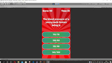 New Quiz application GamePlay Made in Unity//Link in Description