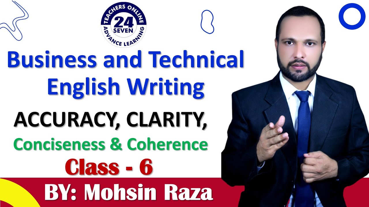 ENG201 Short Lecture - 06 | VU Short Lecture | Accuracy, Clarity, Conciseness & Coherence in (Urdu)