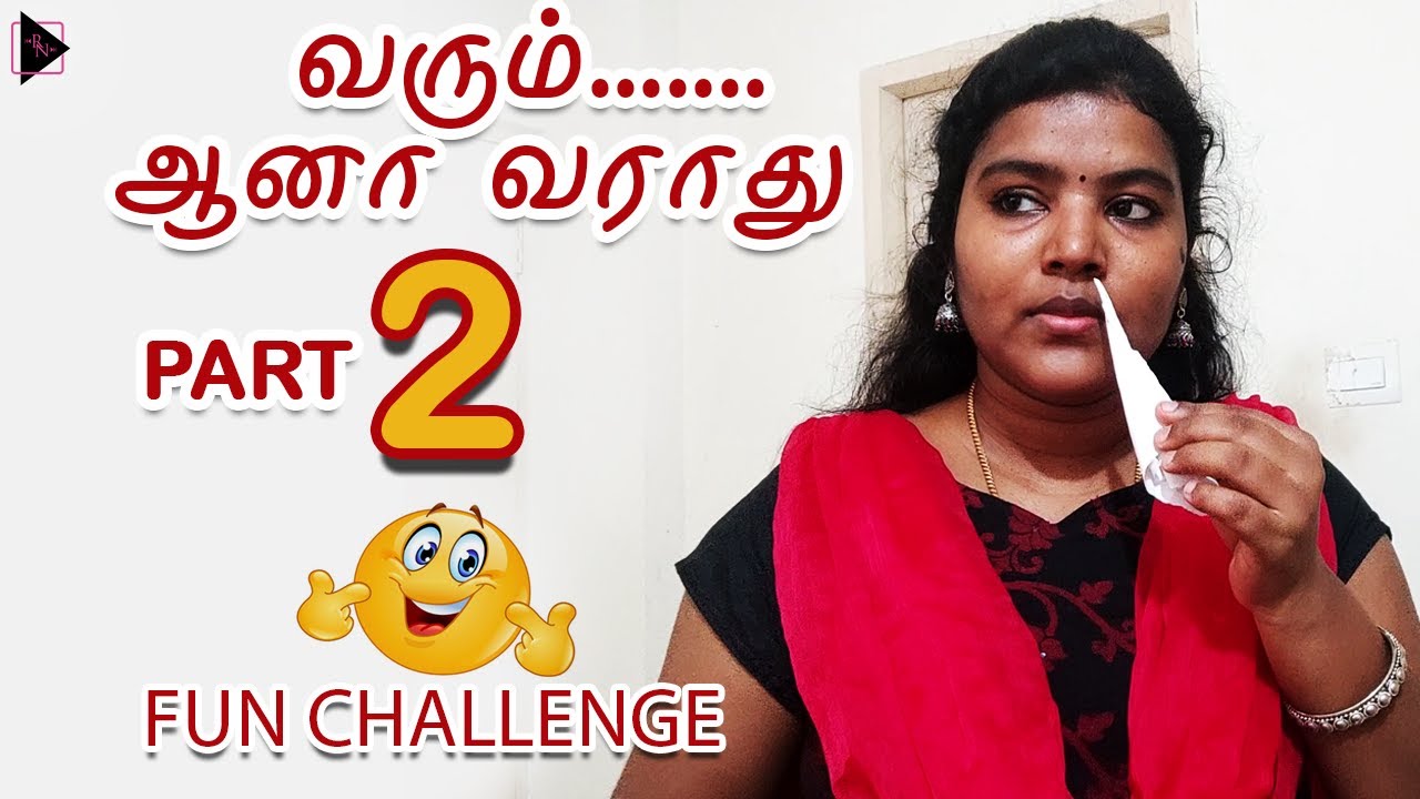 Nose Sneezing Challenge part2 in tamil || Nose Sneezing | Fun Challenge in tamil