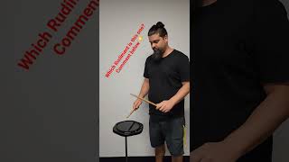 Daily Rudiment - Which Rudiment is this one? comment below 👇👇👇 #drums #fyp #rudiments #drummer