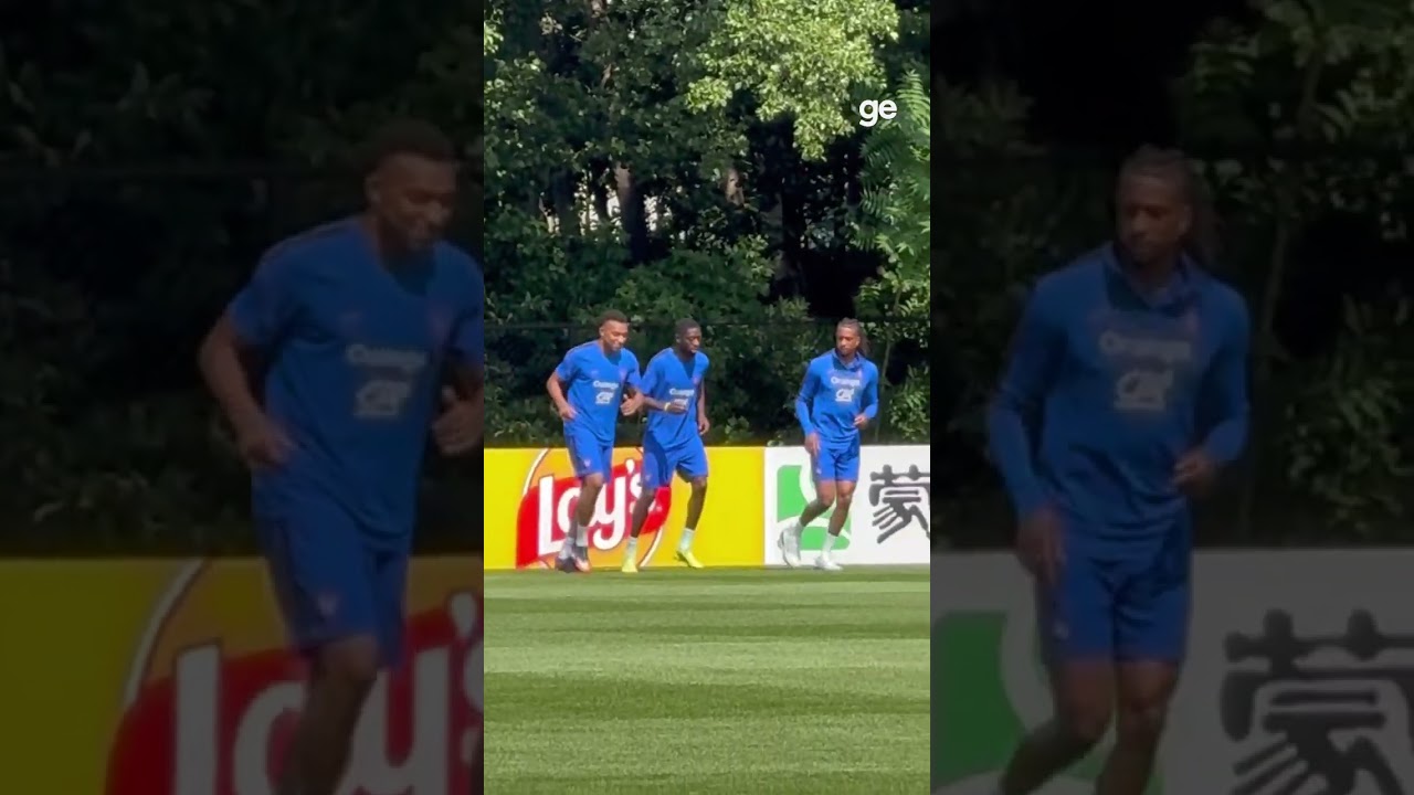 MBAPPÉ + DEMBÉLÉ + OLISE = 🔥 | #shorts | Copa do Mundo 2026 | ge.globo