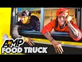 AMP RUNS A FOOD TRUCK