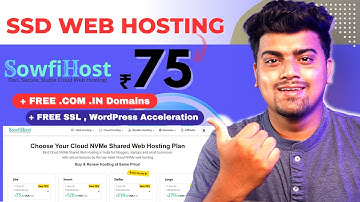 🤑SSD Web Hosting OFFER !! SowfiHost Cloud Web Hosting | NVME SSD Free SSL LiteSpeed Hosting Offer