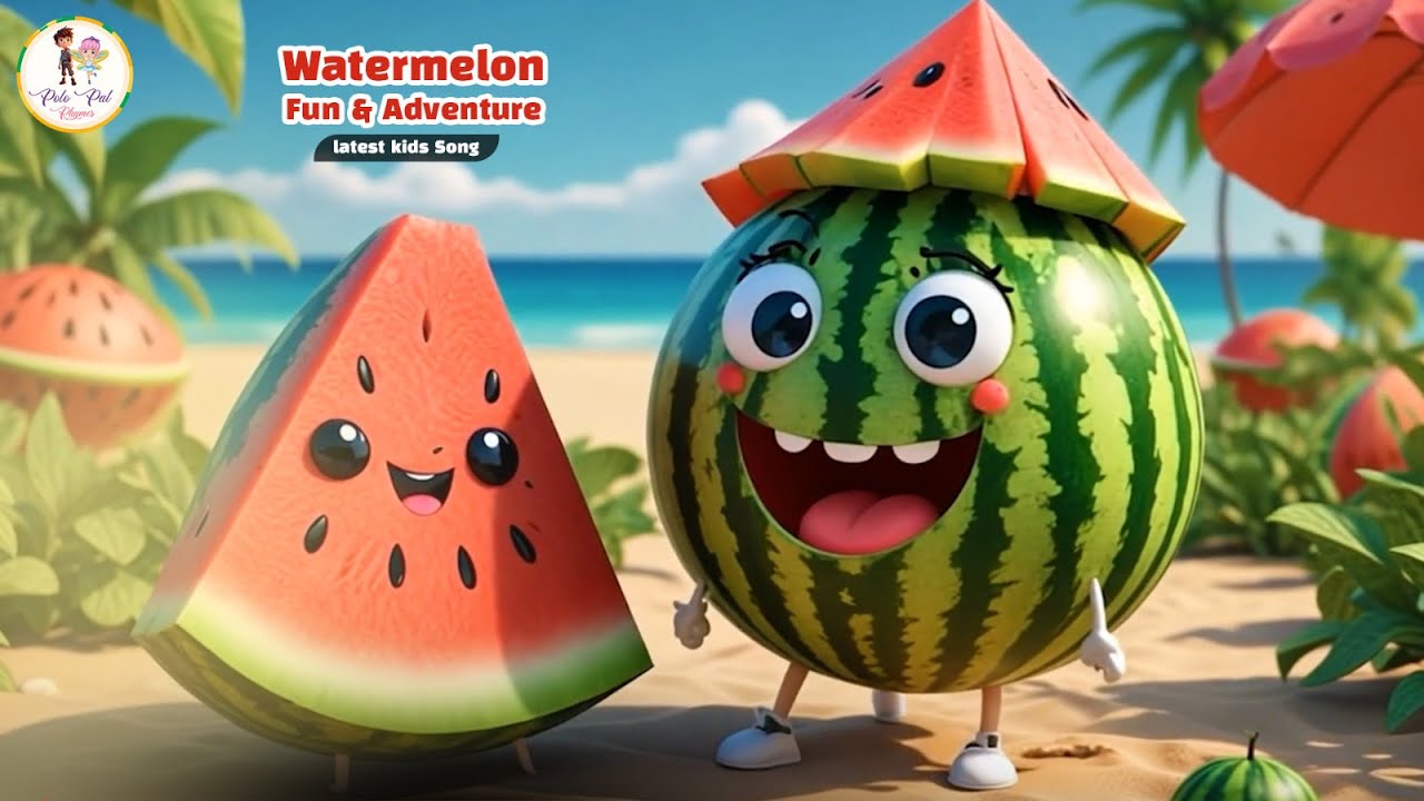 🍉🎶 Enjoy the New Watermelon Kids Song! 🍉 | Fun & Juicy Nursery Rhyme ...