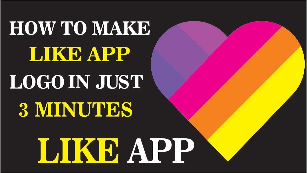 How to make Like app logo in corel draw x7