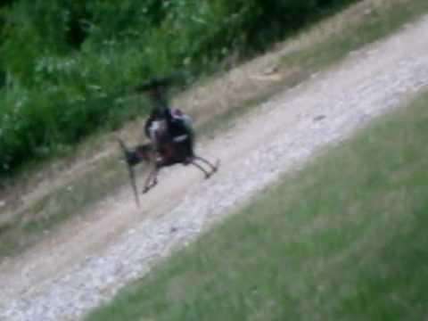 BLITZ RC WORKS ROGUE 500 HELICOPTER FLYING BY NICK...