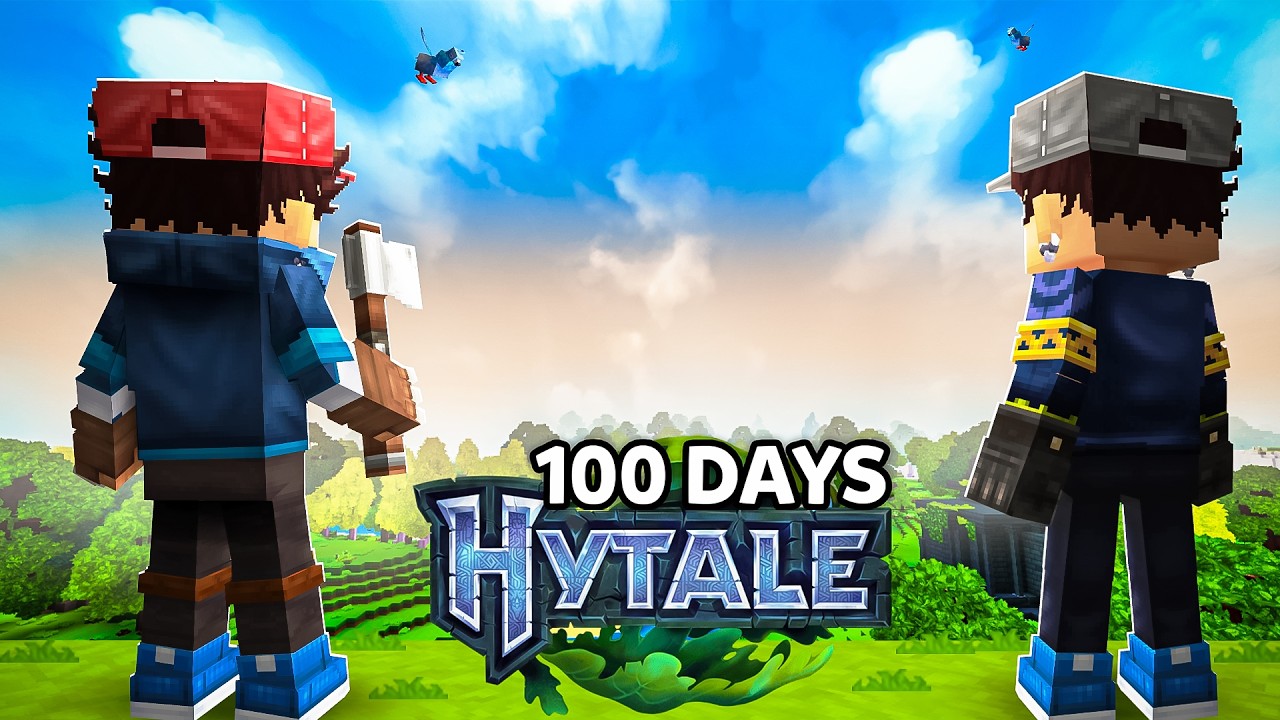 I spent 100 days in HYTALE Duos!