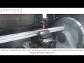 Dry machining of an aluminium profile AlMgSi0,5