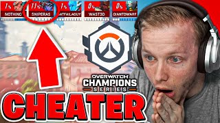 We Found a CHEATER in an OVERWATCH CHAMPIONS SERIES SCRIM...