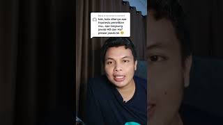 KALAU DITANYA APA HIPOTESIS SKRIPSI KAMU, JAWABNYA APA YA ?