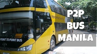 Toilet on a bus? Premium P2P in Manila!