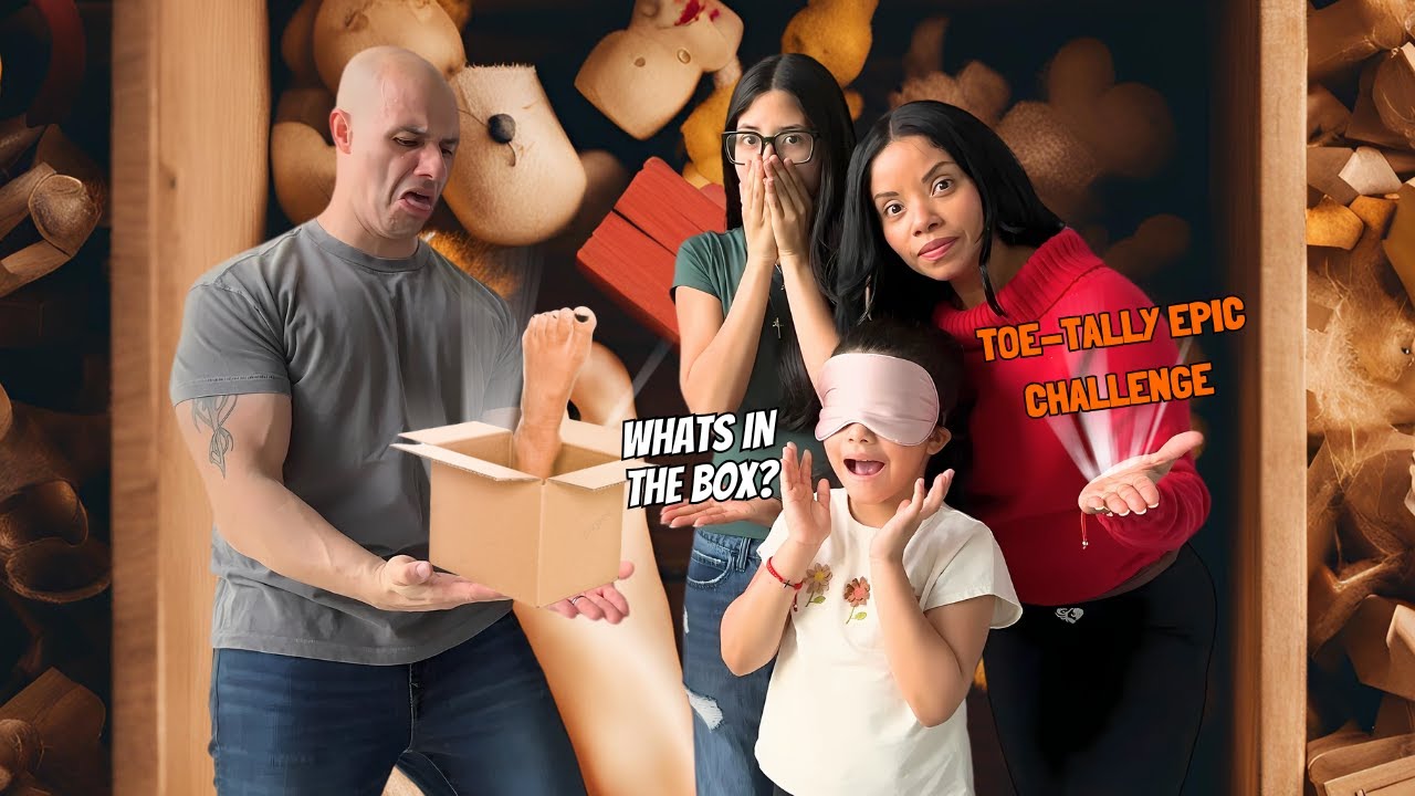 BLINDFOLDED MYSTERY BOX CHALLENGE !