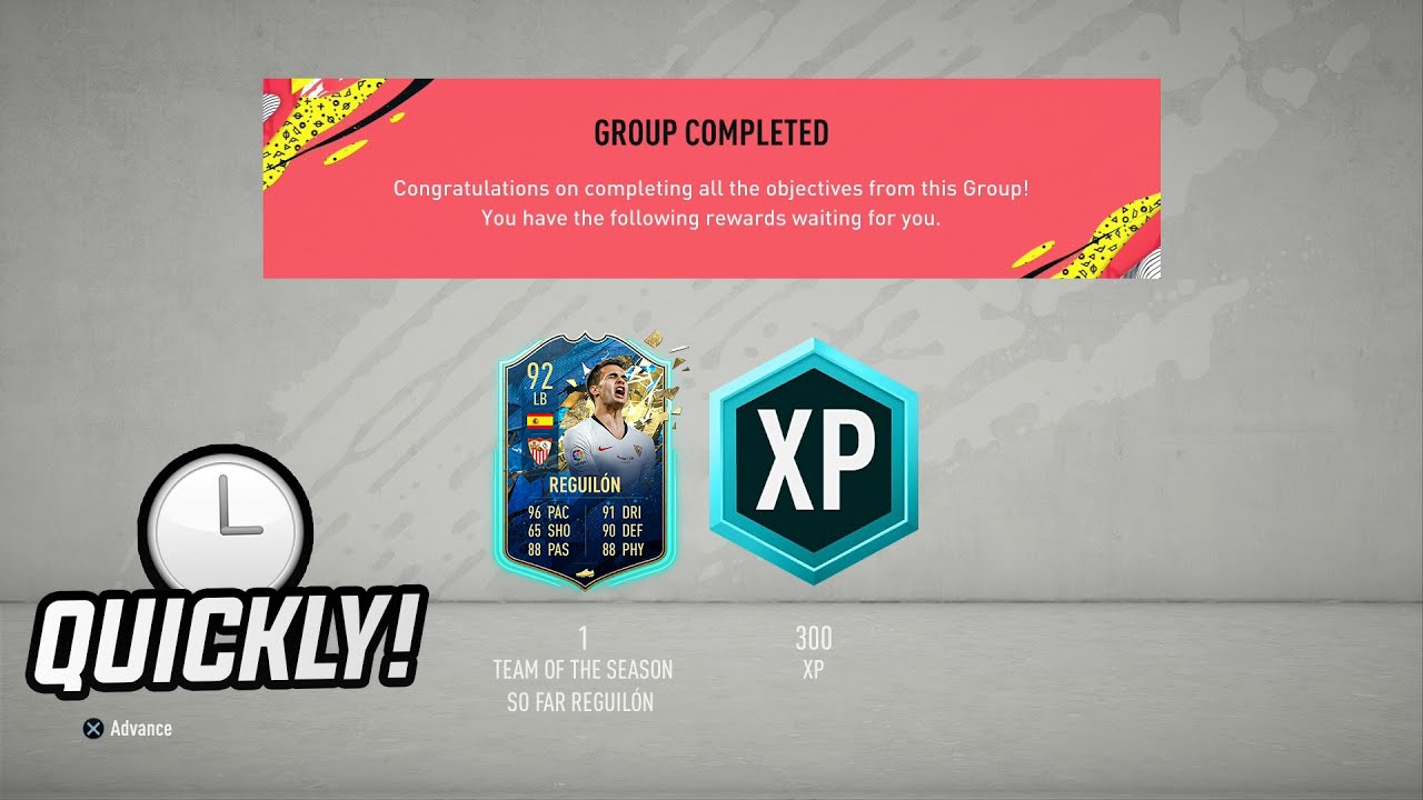 HOW TO QUICKLY GET TOTSSF REGUILON! FIFA 20