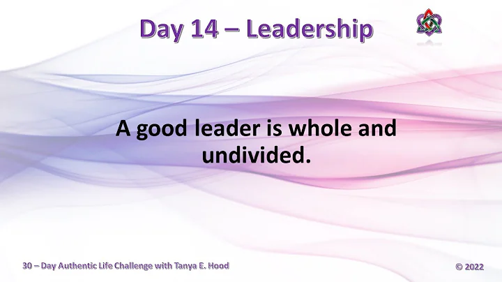 2022 - 30 Day Authentic Life Challenge - Day 14