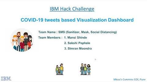 IBM HackChallenge -  Team SMS, COVID-19 tweets based Visualization Dashboard. #IBMHackChallenge