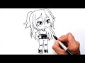 How to Draw Gacha Life Girl Character 5