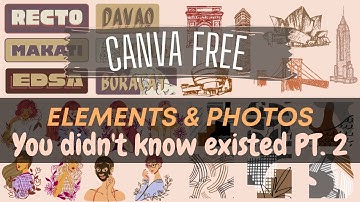 Canva Free Elements and Photos You Didn