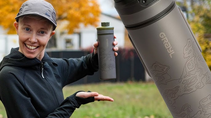 GRAYL UltraPress Ti is a Water Filter, Sports Bottle & Pot, All in One  Titanium Shell - Bikerumor