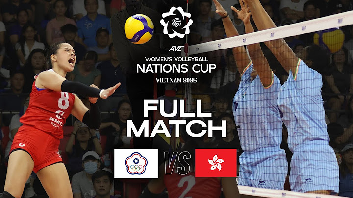 Chinese Taipei vs. Hong Kong - Pool Play | AVC Women's Nations Cup