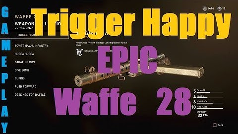 Call of Duty WW2 Trigger Happy Epic Waffe 28 Gameplay