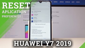 How to Reset App Preferences in HUAWEI Y7 2019 - Default App Preferences