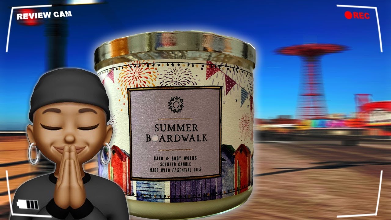 Bath & Body Works Candle Review: Summer Boardwalk (Summer 2020)