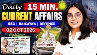 Information 2 October 2026 | 10 Questions in 15 Minutes | Current Affairs| Exam Journey News