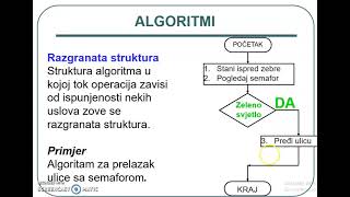 Razgranata i ciklična struktura algoritma