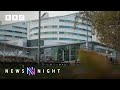 Former UK home secretary defends backing boss at hospital with ‘mafia-like culture’ – BBC Newsnight