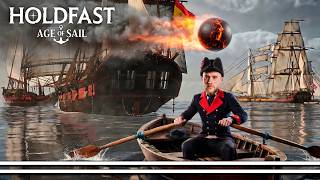 LAS BATALLAS NAVALES MÁS LOCAS en un SIMULADOR de GUERRA 🎖️⚓ HOLDFAST: AGE OF SAILS screenshot 2
