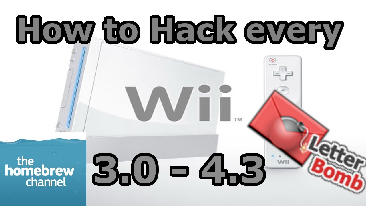 How To Hack Any Nintendo Wii 3.0 - 4.3 - Homebrew Channel - Letterbomb Exploit - Softwii [HD]