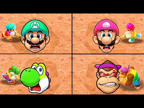 マリオパーティ　マリオ vsドンキーコング2 ヨッシーアイランド　スーパーマリオ マリオパーティスーパースターズ】ミニゲームマリオ Vs ルイージ Vs