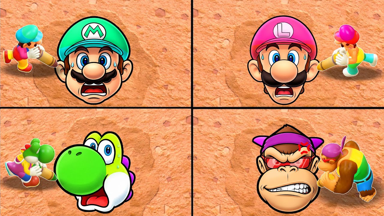マリオパーティ　マリオ vsドンキーコング2 ヨッシーアイランド　スーパーマリオ マリオvs.ドンキーコングSwitchで新グラフィック