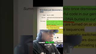 Junk DNA's Secret Power: Viral Code Controls Genes #shorts