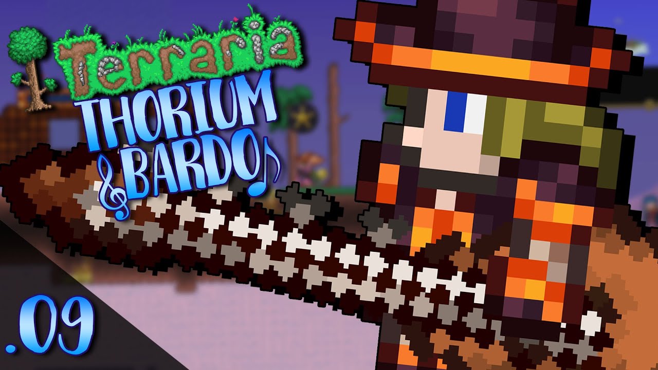 A NOVA ARMADURA NOBLE E NOVAS ARMAS Terraria Thorium Bard Class a-nova-armadura-noble-e-novas-armas-terraria-thorium-bard-class